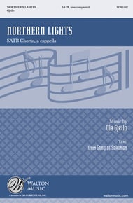 Northern Lights SATB choral sheet music cover